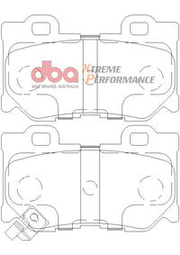 Thumbnail for DBA 2009+ Nissan 370Z XP Extreme Performance Rear Brake Pads