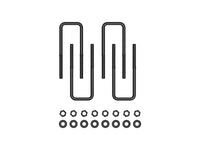 Thumbnail for ICON Toyota Rear 9.5in U-Bolt Kit