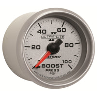Thumbnail for Autometer Ultra-Lite II 52mm 0-100 PSI Mechanical Boost Gauge
