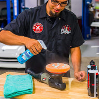 Thumbnail for Chemical Guys Hex-Logic Quantum Medium-Heavy Cutting Pad - Orange - 6.5in