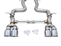 Thumbnail for AWE Tuning BMW F8X M3/M4 Track Edition Catback Exhaust - Chrome Silver Tips