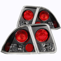Thumbnail for ANZO 2001-2004 Honda Civic Taillights Black
