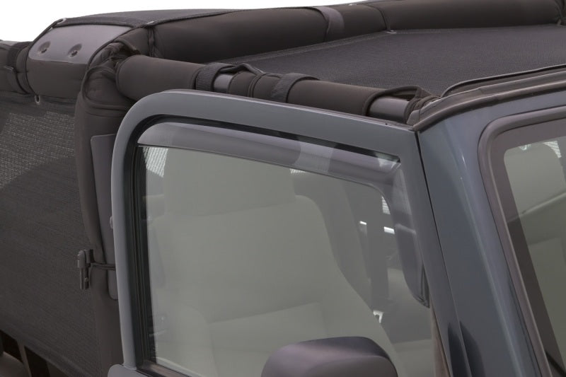 Lund 97-06 Jeep Wrangler Ventvisor Elite Window Deflectors - Smoke (2 Pc.)
