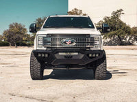 Thumbnail for Road Armor 17-20 Ford F-250 SPARTAN Front Bumper Bolt-On Pre-Runner Guard - Tex Blk