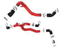 Thumbnail for AFE 18-21 Kia Stinger V6-3.3L BladeRunner Alum Hot/Cold Charge Pipe Kit Red