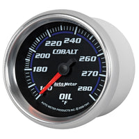 Thumbnail for Autometer Cobalt 66.7mm 140-280 Degree F Mechanical Oil Temperature Gauge