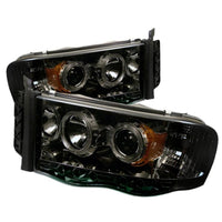 Thumbnail for Spyder Dodge Ram 1500 02-05/Ram 2500 03-05 Projector Headlights LED Halo LED Smke PRO-YD-DR02-HL-SMC