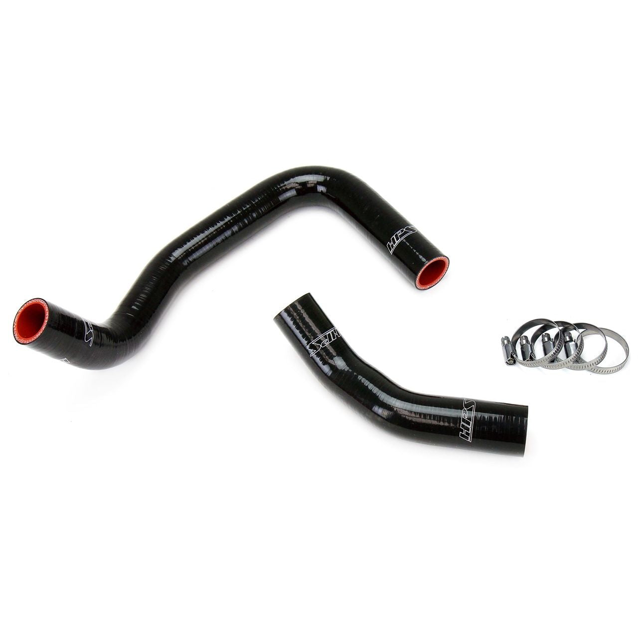 HPS Black Reinforced Silicone Radiator Hose Kit Coolant for Toyota 85-87 Corolla AE86
