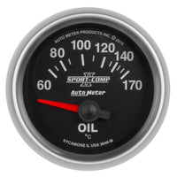 Thumbnail for Autometer Sport-Comp II Gauge Oil Temp 2 1/16in 60-170f Electric Sport-Comp II