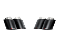 Thumbnail for Akrapovic 13-17 Audi S6 Avant/Limousine (C7) Evolution Line Cat Back (Titanium) w/ Carbon Tips