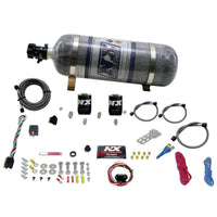 Thumbnail for Nitrous Express 10-15 Chevrolet Camaro (5th Gen) Single Nozzle Nitrous Kit (35-150HP) w/Comp Bottle