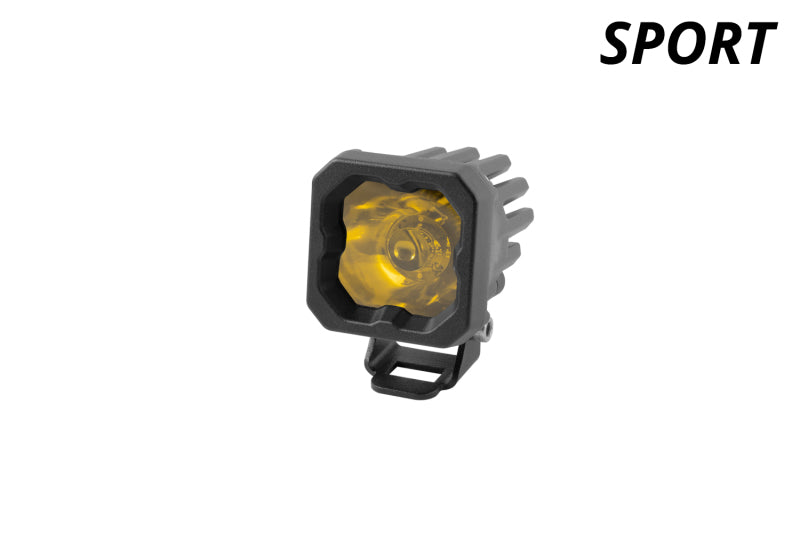 Diode Dynamics Stage Series C1 LED Pod Sport - Yellow Spot Standard ABL Each