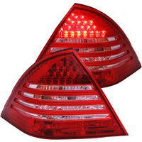 Thumbnail for ANZO 2001-2004 Mercedes Benz C Class W203 Taillights Red/Smoke