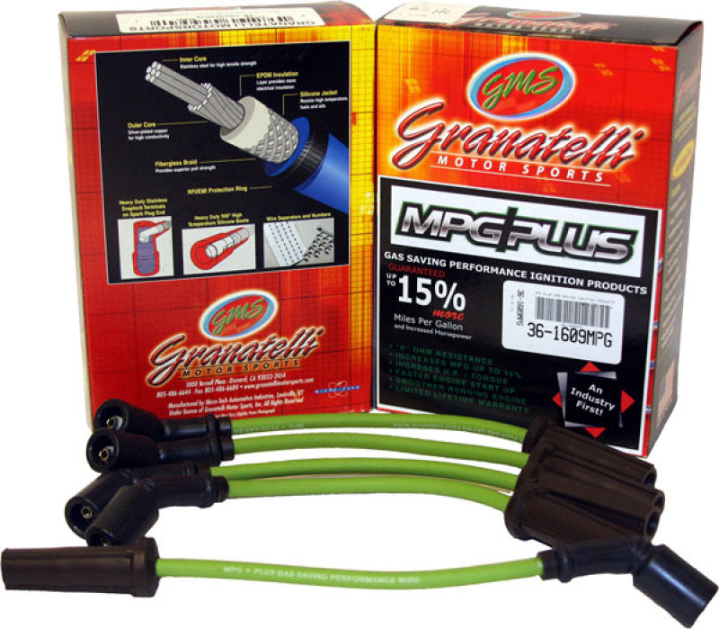 Granatelli 04-08 Suzuki Forenza 4Cyl 2.0L (Coil On Plug) MPG Plus Ignition Wires