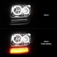 Thumbnail for ANZO 2007-2012 Dodge Nitro Projector Headlights w/ Halo Chrome (CCFL) G2