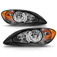 Thumbnail for ANZO 2008-2016 International Prostar Crystal Headlights Black Housing (OE Replacement)
