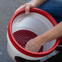Thumbnail for Chemical Guys Cyclone Dirt Trap Car Wash Bucket Insert - Red