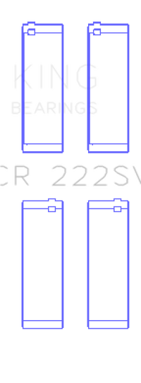 Thumbnail for King BMW N55B30A (Size 0.25 Oversized) Rod Bearing Set