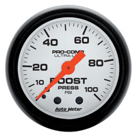 Thumbnail for Autometer Phantom 2 1/16in 100psi Mechanical Boost Gauge