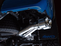Thumbnail for AWE 16-22 Toyota Tacoma 0FG Catback Exhaust w/ BashGuard - Dual Chrome Silver Tips
