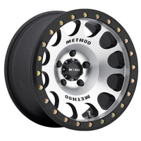 Thumbnail for Method MR105 Beadlock 17x9 -38mm Offset 5x5 71.5mm CB Machined w/Matte Black Ring Wheel
