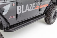 Thumbnail for Go Rhino 18-20 Jeep Wrangler JLU Dominator Extreme DS SideSteps Complete Kit w/SideStep + Brkts