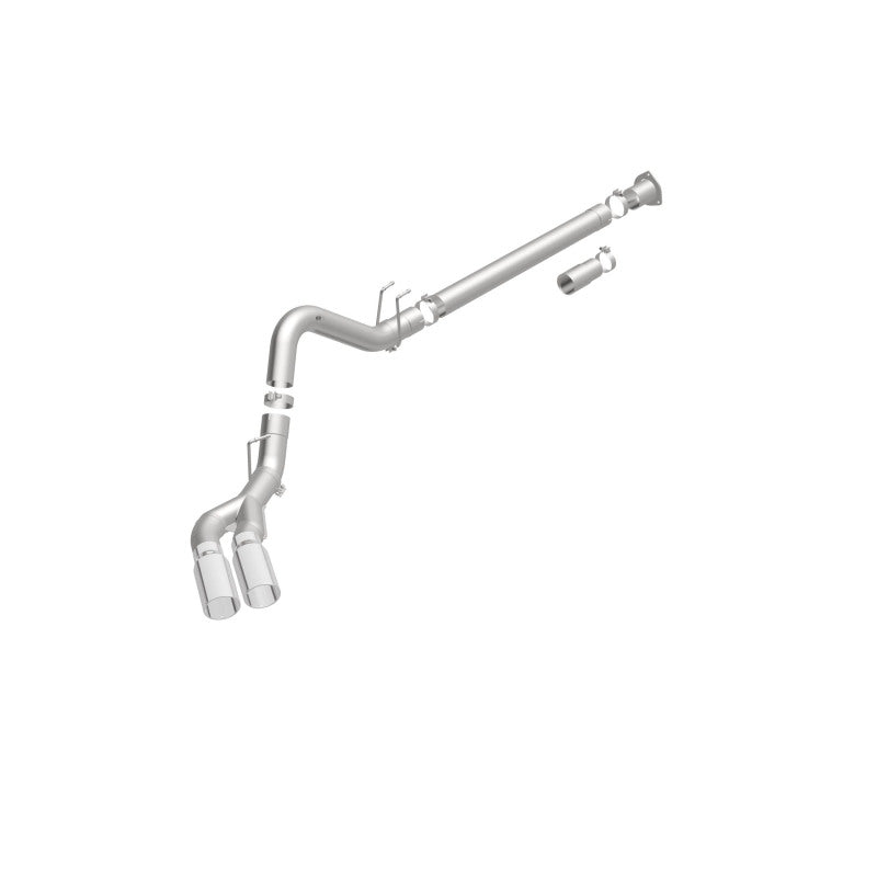 MagnaFlow 08-17 Ford F-250/F-350/F-450 4.6L/6.7 DPF-Back SS 4in Dual Single Passenger Side Rear Exit