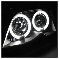 Thumbnail for Spyder BMW E46 3-Series 02-05 4DR Projector Headlights 1PC LED Halo Blk PRO-YD-BMWE4602-4D-AM-BK