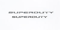 Thumbnail for Putco 17-20 Ford SUPERDUTY Letters (Stamped/Black Platinum) Hood/Front
