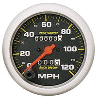 Thumbnail for AutoMeter Gauge Speedometer 3-3/8in. 120MPH Mechanical Pro-Comp