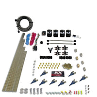 Thumbnail for Nitrous Express 8 Cyl Piranha Direct Port 4 Solenoids Nitrous Kit (200-600HP) w/No Bottle