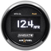 Thumbnail for Innovate MTX-OL PLUS Wideband Digital Air/Fuel Ratio OLED Gauge Kit 8ft w/O2 Sensor