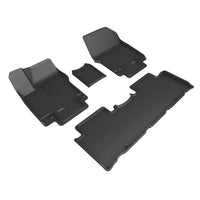 Thumbnail for 3D Maxpider 22-23 Hyundai Ioniq 5 Kagu Floor Mat- Black R1 R2