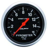 Thumbnail for AutoMeter Gauge Pyrometer (Egt) 2-5/8in. 1600 Deg. F Digital Stepper Motor Sport-Comp