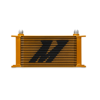 Thumbnail for Mishimoto Universal 19 Row Oil Cooler - Gold