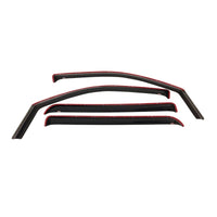 Thumbnail for Westin 2001-2004 Ford/Lincoln F-150 SuperCrew Wade In-Channel Wind Deflector 4pc - Smoke