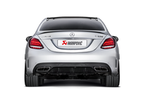 Thumbnail for Akrapovic 15-17 AMG C63 Estate Evolution Line Cat Back (Titanium) w/ Carbon Tips (Req. Link Pipe)