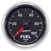 Thumbnail for Innovate MTX Analog Fuel Pressure 0-100psi Gauge Kit - Black Dial