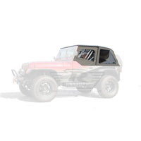 Thumbnail for Rampage 1992-1995 Jeep Wrangler(YJ) Frameless Soft Top Kit - Black Diamond