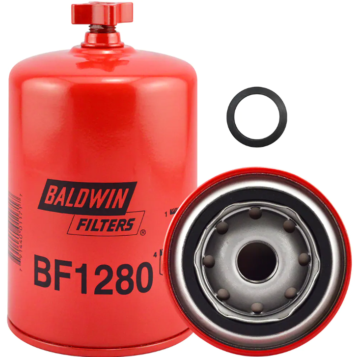 Baldwin BF1280 Fuel/Water Separator Spin-on with Drain Filter