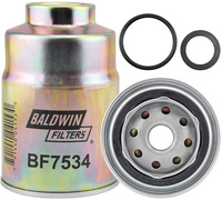 Thumbnail for Baldwin BF7534 Fuel/Water Separator Spin-on Filter with Threaded Port