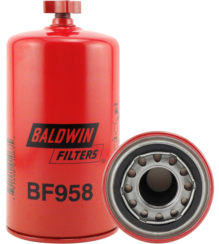 Baldwin BF958 Fuel Storage Tank Filter Spin-on with Drain
