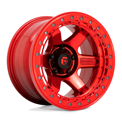 Fuel 1PC D123 17X9 6X5.5 GL-RED GL-RED-RG -15MM
