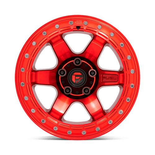 Fuel 1PC D123 17X8.5 6X135 GL-RED GL-RED-RG 00MM