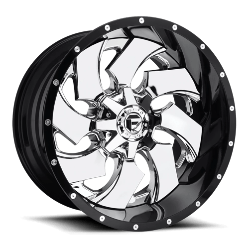 Fuel 2PC D240 20X10 8X170 CHR-PLATED-GBL -19MM