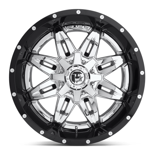 Fuel 2PC D266 20X10 8X6.5 CHR-PLATED-GBL -19MM