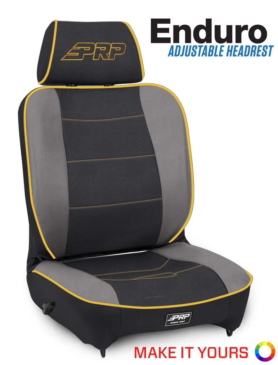 PRP Enduro Low Back Reclining/Extra Wide Suspension Seat (Passenger Side)