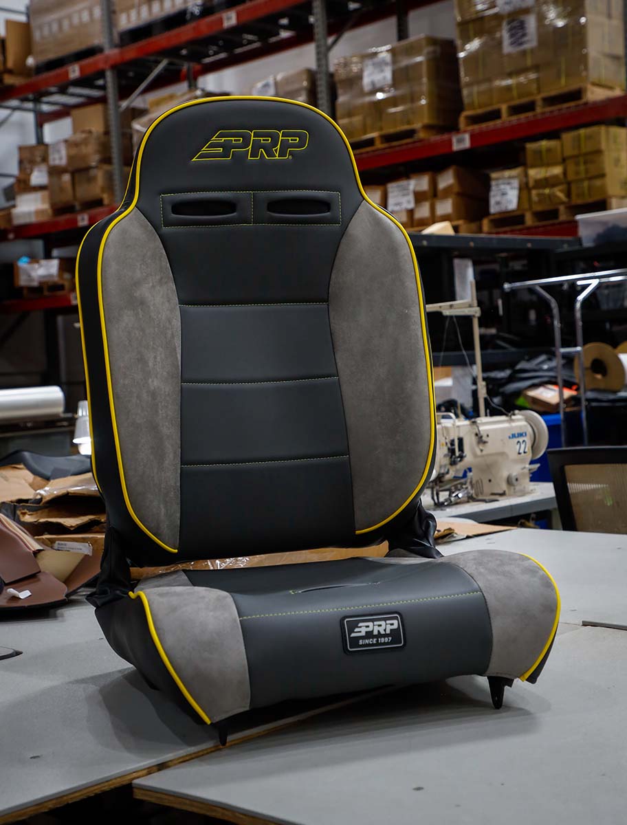 PRP Enduro High Back Reclining 2 In. Extra Tall / Extra Wide Suspension Seat (Driver Side)