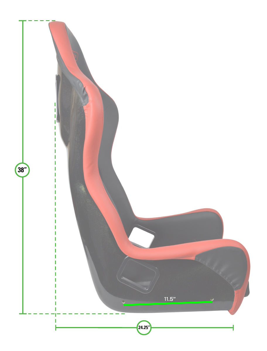 PRP Alpha Composite Seat/Extra Wide