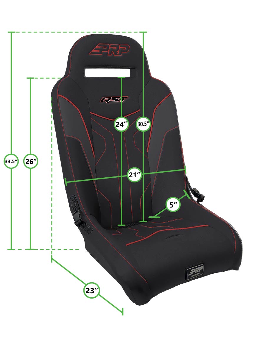 PRP Polaris RZR PRO XP/PRO R/Turbo R RST Suspension Seat